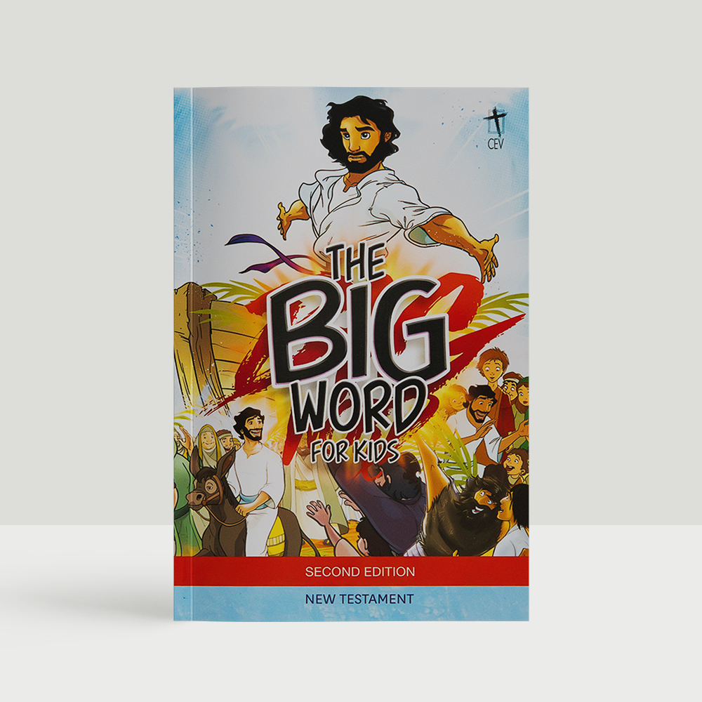 CEV The Big Word for Kids paperback New Testaments, ideal for church outreach and children's ministries.