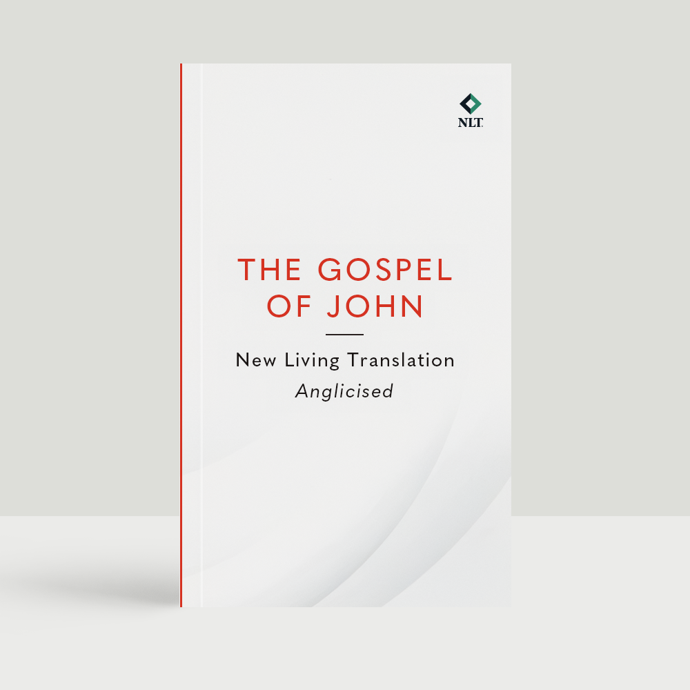 Box of 100 NLT (Anglicised) Gospel of John booklets, ideal for church outreach and ministry distribution.