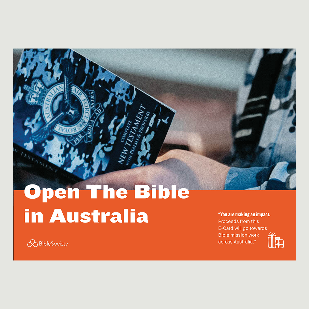 e-card - Open The Bible In Australia