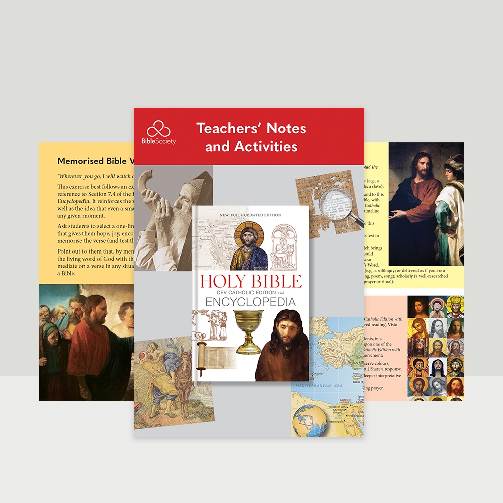 CEV Holy Bible Catholic Edition – Teacher’ Notes and Activities 